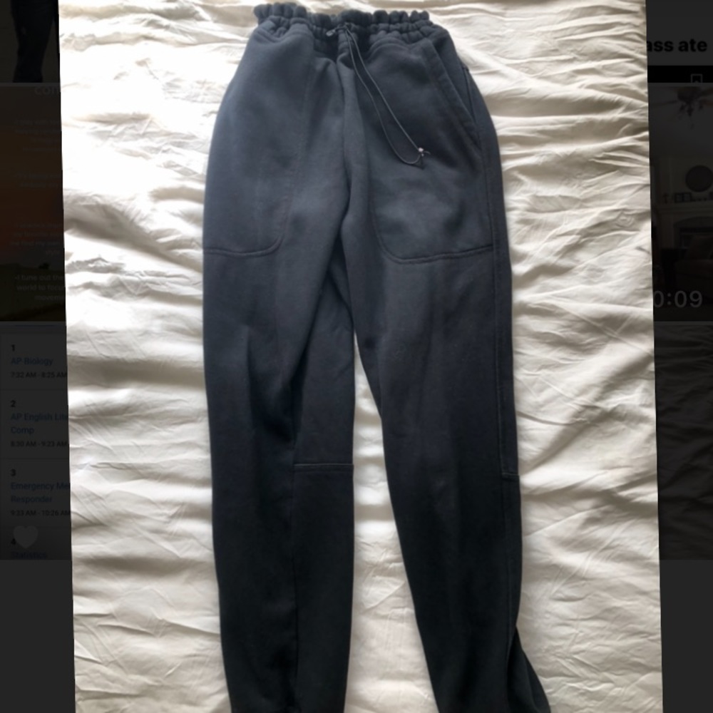 Black sweatpants